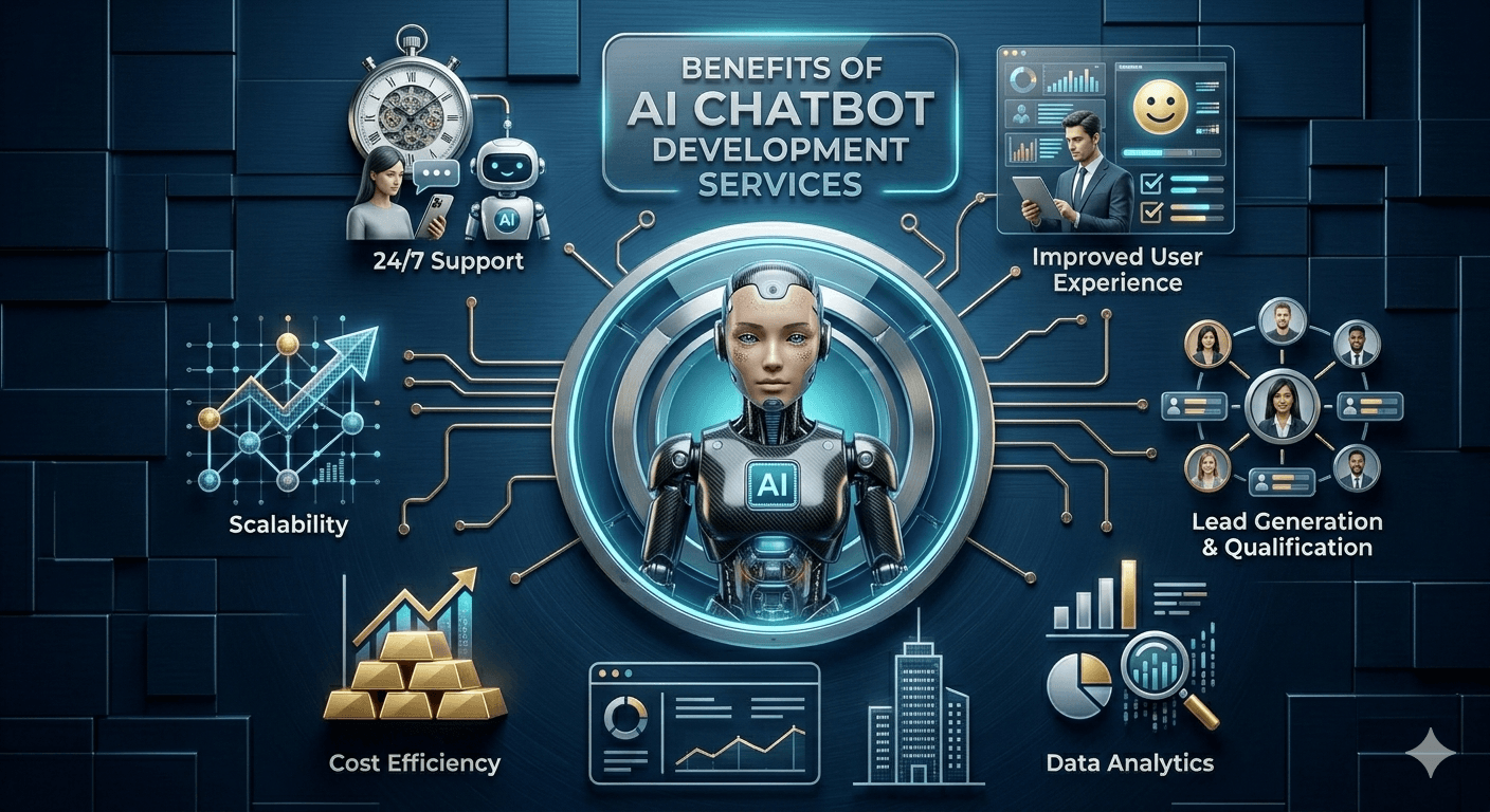 AI chatbot development services by Wavenest