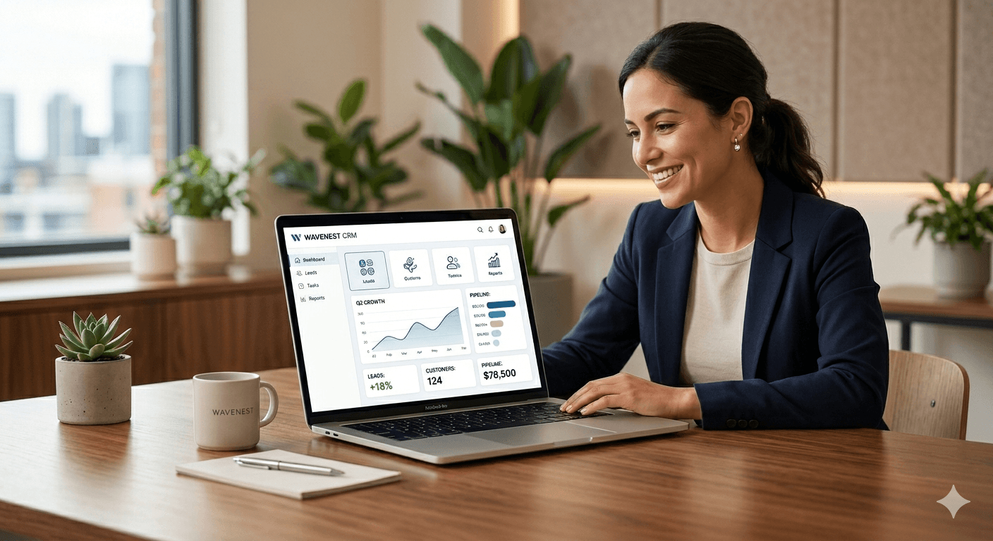 Wavenest CRM vs. Salesforce by wavenest