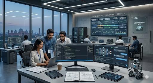 AI chatbot development services by Wavenest